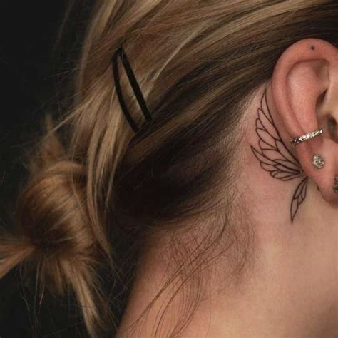 20+ Amazing Behind The Ear Tattoos For 2024!